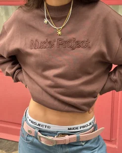Sudadera Sin Capucha Brun Chocolate