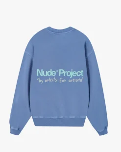 Sudadera Sin Capucha Cult Kid Azul Piedra