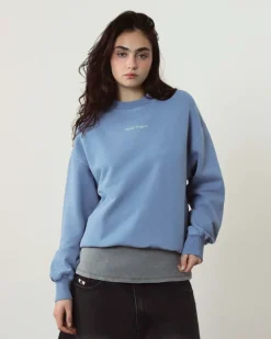 Sudadera Sin Capucha Cult Kid Azul Piedra