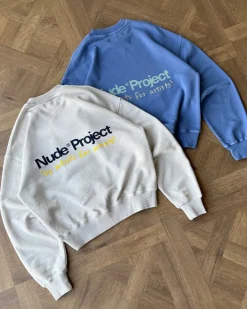 Sudadera Sin Capucha Cult Kid Azul Piedra