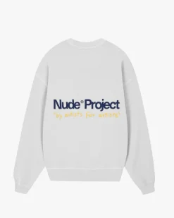 Sudadera Sin Capucha Cult Kid Blanco Crema