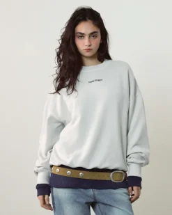 Sudadera Sin Capucha Cult Kid Blanco Crema