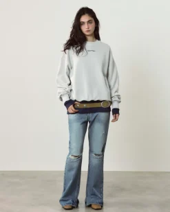 Sudadera Sin Capucha Cult Kid Blanco Crema