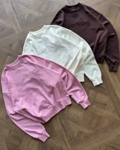 Sudadera Sin Capucha Rosa