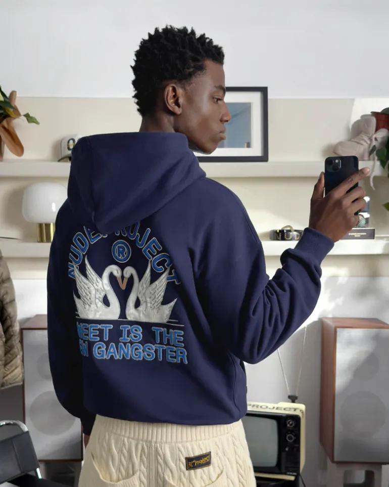 Sudadera Swans Azul Marino