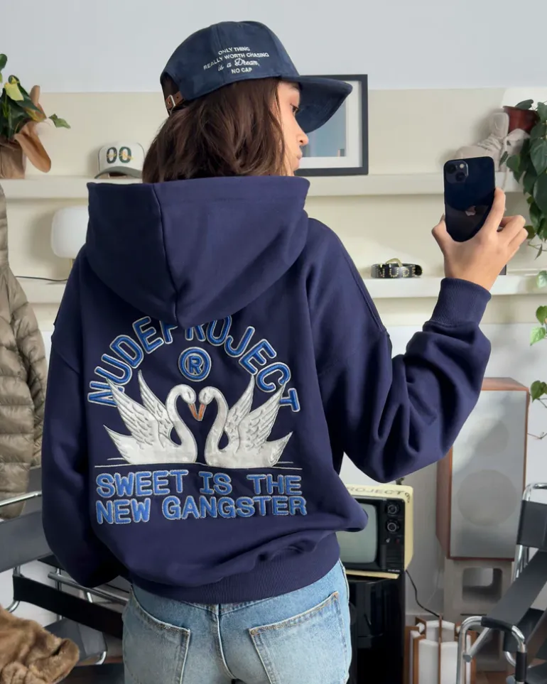 Sudadera Swans Azul Marino
