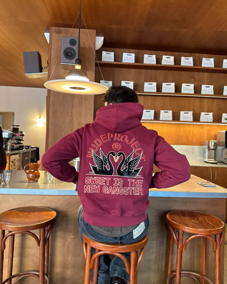 Sudadera Swans Granate