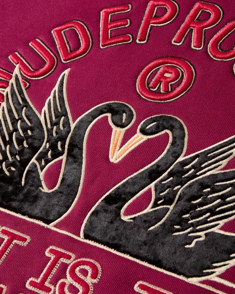 Sudadera Swans Granate