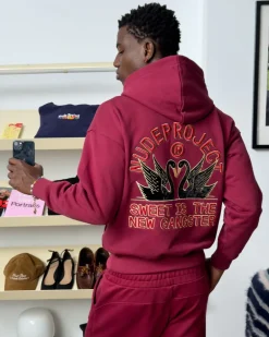 Sudadera Swans Granate
