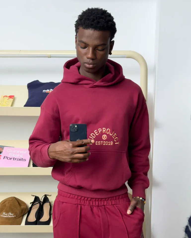 Sudadera Swans Granate