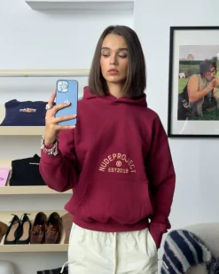 Sudadera Swans Granate