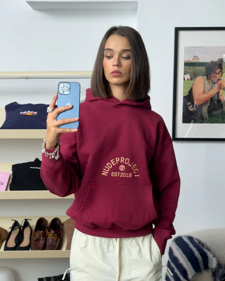 Sudadera Swans Granate