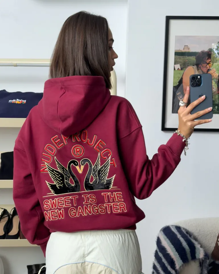 Sudadera Swans Granate