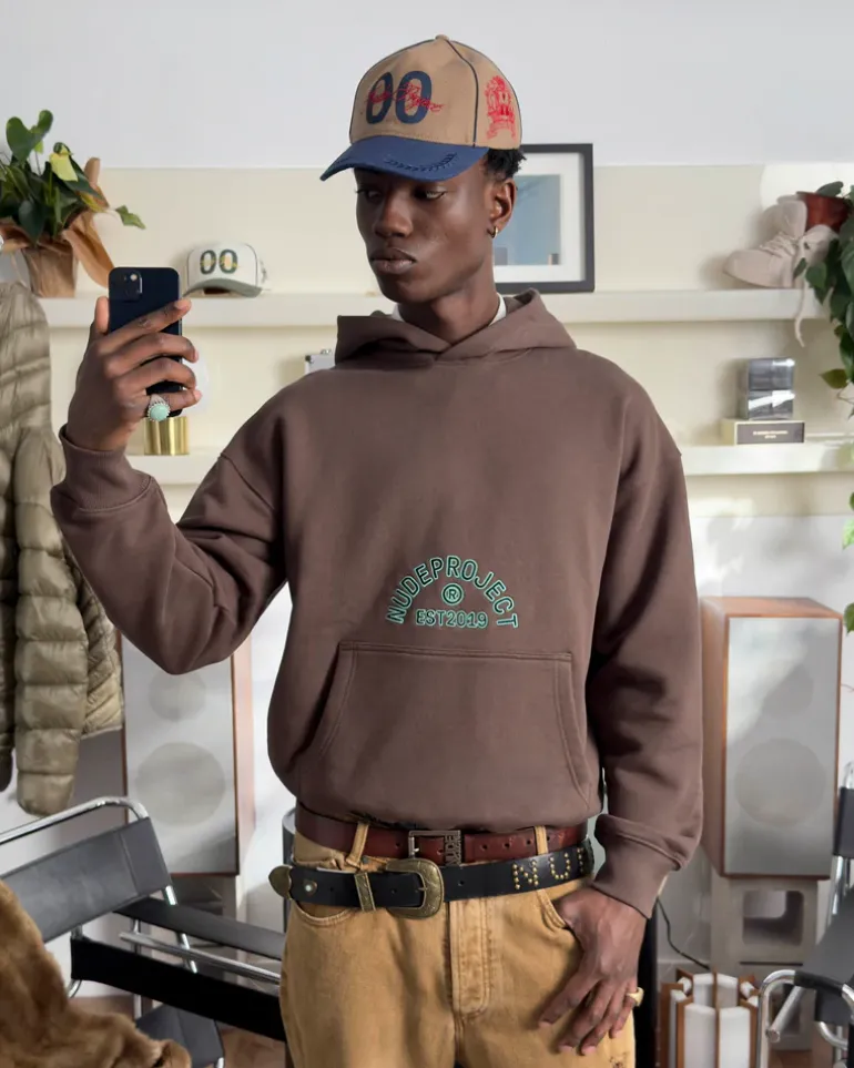 Sudadera Swans Marrón