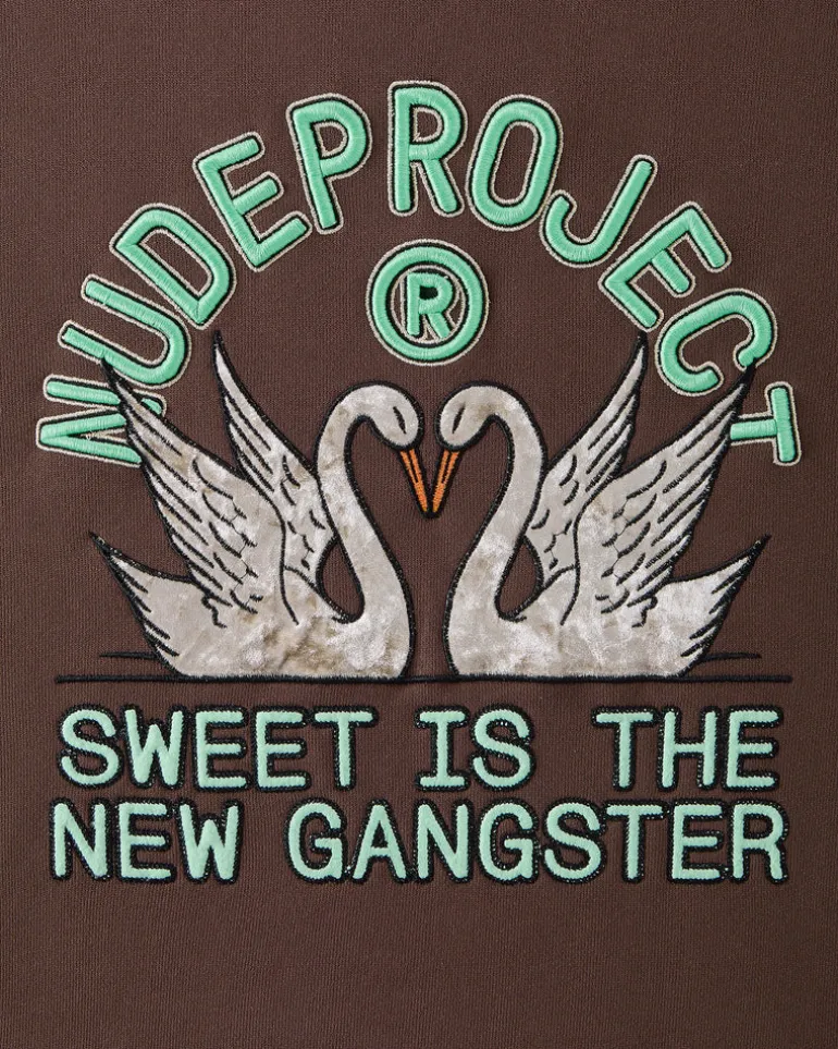 Sudadera Swans Marrón