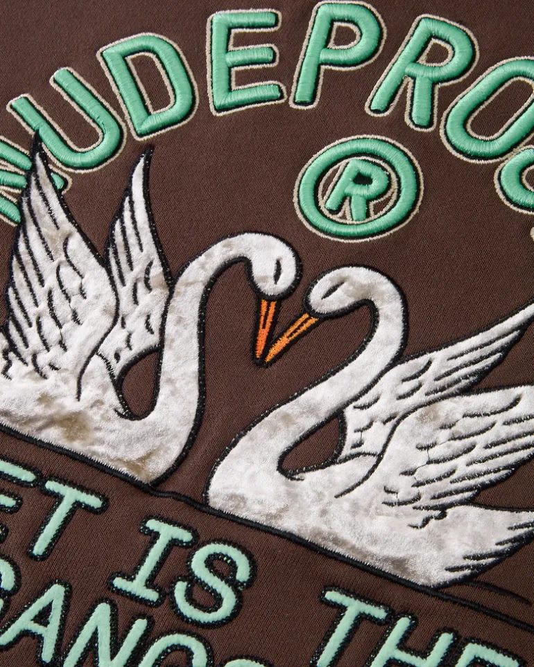 Sudadera Swans Marrón