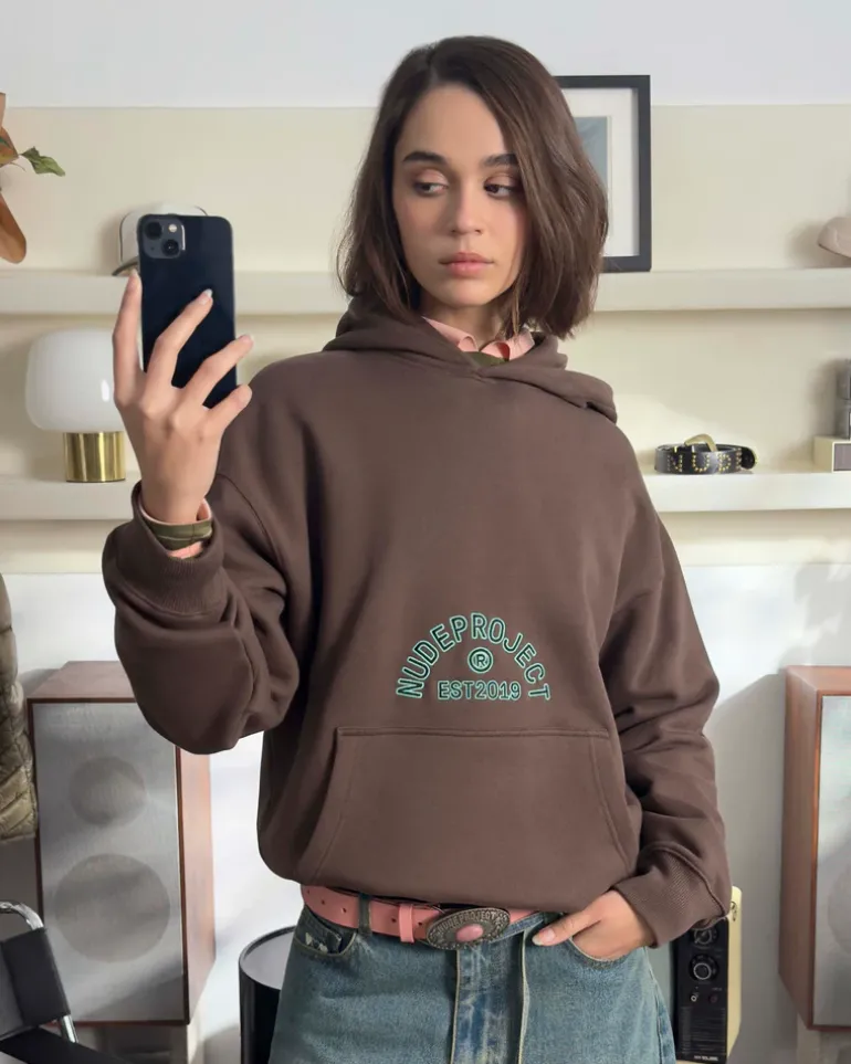 Sudadera Swans Marrón