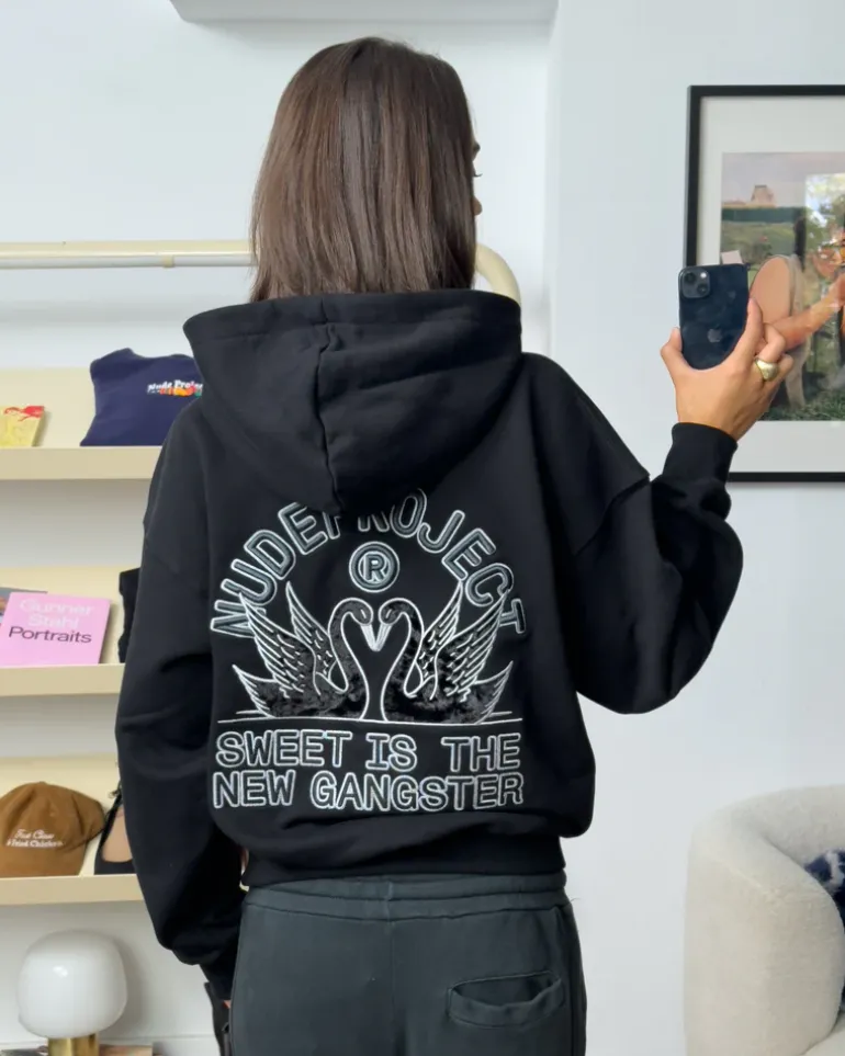 Sudadera Swans Negra