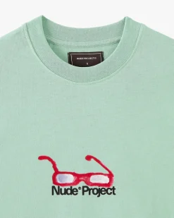 Sunglasses Tee Pale Green