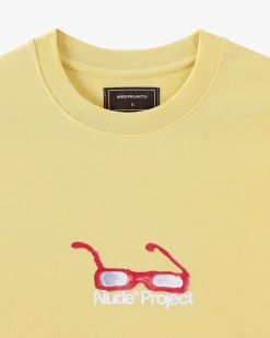 Sunglasses Tee Pale Yellow