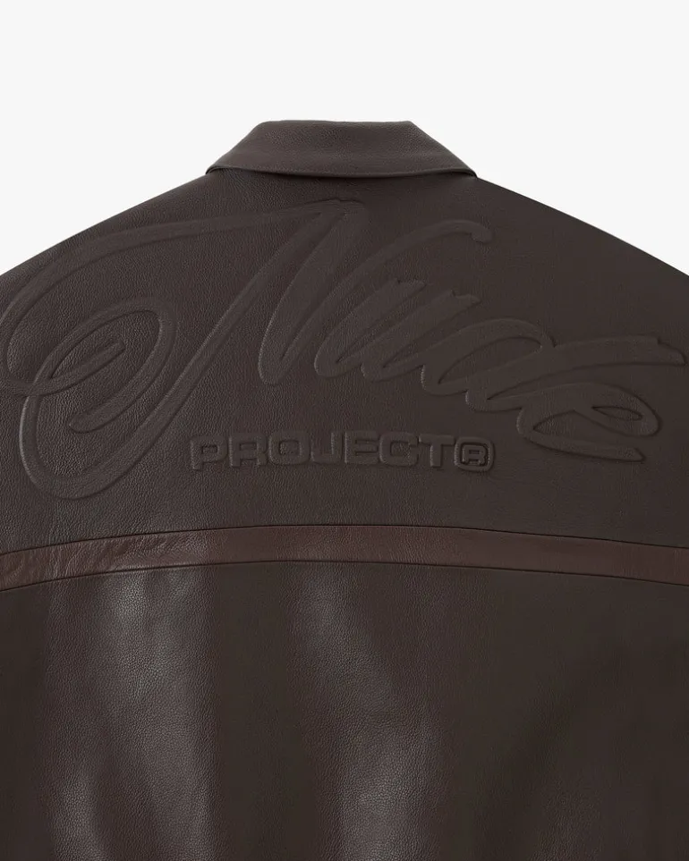 "The" Leather Jacket Marrón