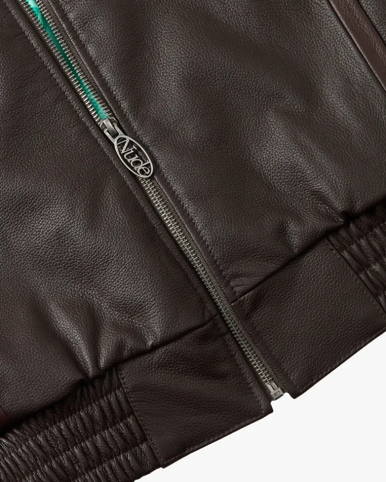 "The" Leather Jacket Marrón