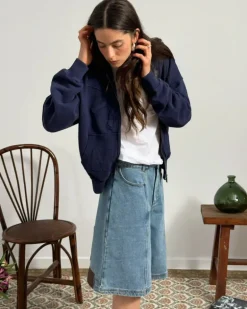 Updown Denim Shorts