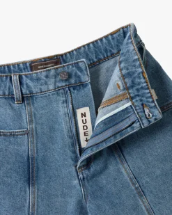 Updown Denim Shorts