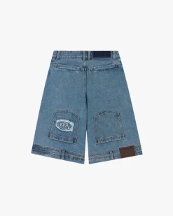 Updown Denim Shorts