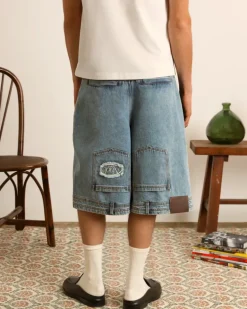 Updown Denim Shorts