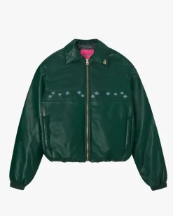World Cup Leather Bomber Jacket