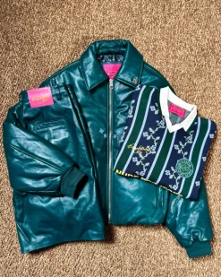 World Cup Leather Bomber Jacket