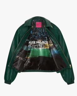 World Cup Leather Bomber Jacket